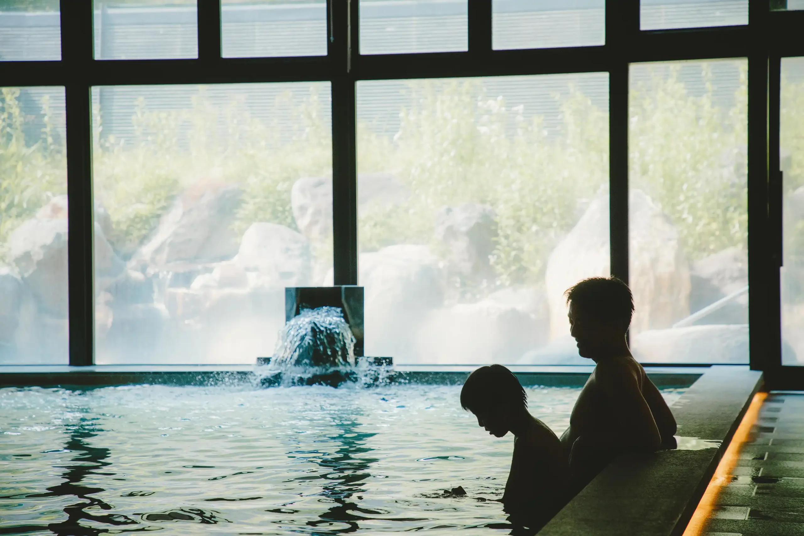 Public hot spring bath