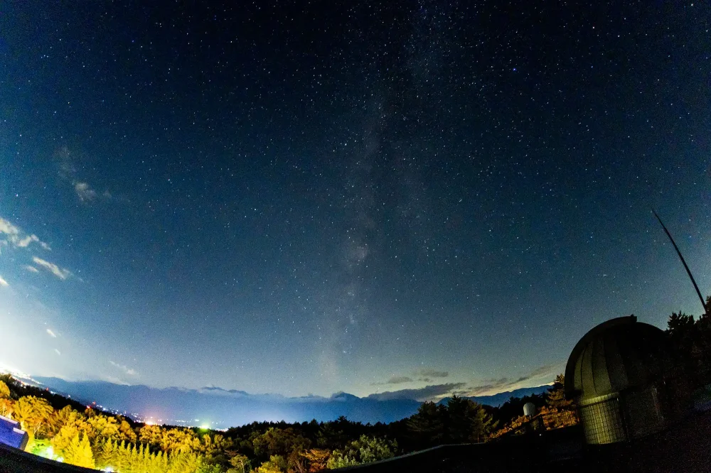 夜の星空秋の様子